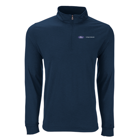 Zen 1/2 Zip Pullover-  Navy