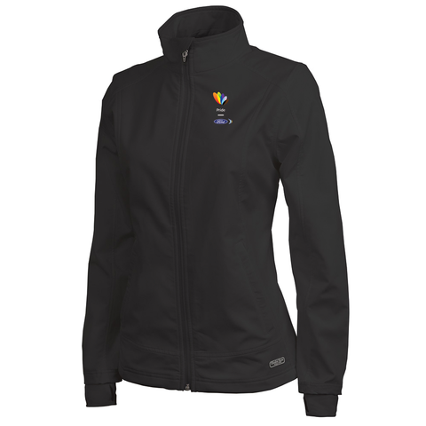 PRIDE Axis Ladies Softshell- Black