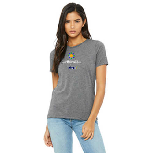 MENA Bella + Canvas Ladies Relaxed Tee- Grey