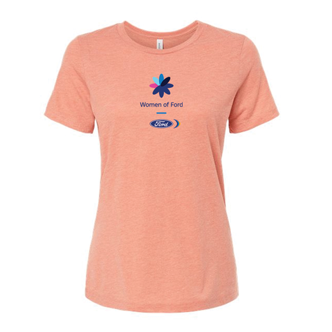WOF Bella + Canvas Ladies Relaxed Tee- Sunset  SUMMER COLOR