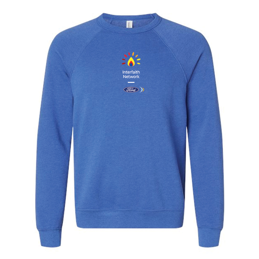 FIN Gender Neutral Bella + Canvas Sponge Fleece- Royal Heather- SUMMER COLOR