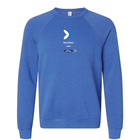 NEXTGEN Gender Neutral Bella + Canvas Sponge Fleece- True Royal- Limited Color 2025
