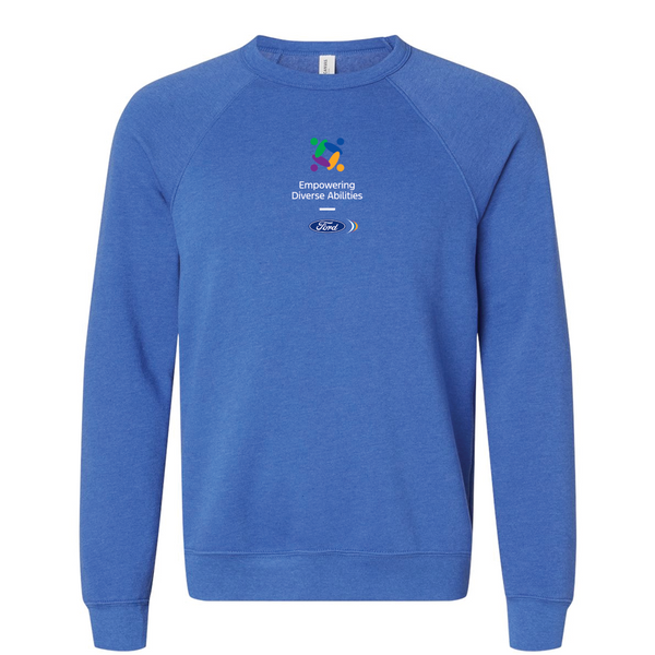 FEDA Gender Neutral Bella + Canvas Sponge Fleece- True Royal- Limited Color 2025