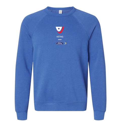VETNG Gender Neutral Bella + Canvas Sponge Fleece- True Royal- Limited Color 2025
