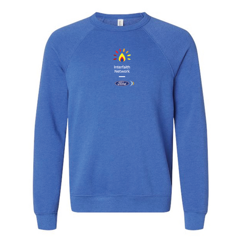 FIN Gender Neutral Bella + Canvas Sponge Fleece- Royal Heather- SUMMER COLOR
