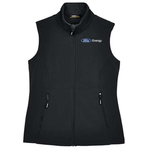 Ford Energy Cruise Two-Layer Fleece Bonded Soft Shell Vest, Ladies