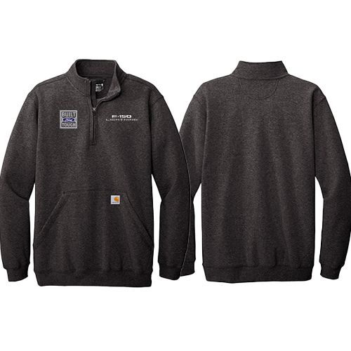 LIGHT_Carhartt Midweight 1/4 Zip Mock Neck Sweatshirt