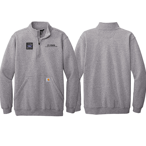 LIGHT_Carhartt Midweight 1/4 Zip Mock Neck Sweatshirt