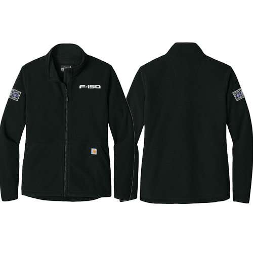 F150_Carhartt Textured Full Zip Fleece Jacket, Ladies Cut