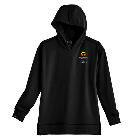 FAAN Side Kick Ladies Hooded Shirt- Black