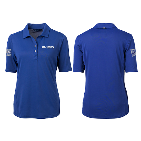 F150_Cutter & Buck Virtue Eco Pique Recycled Polo, Ladies Cut