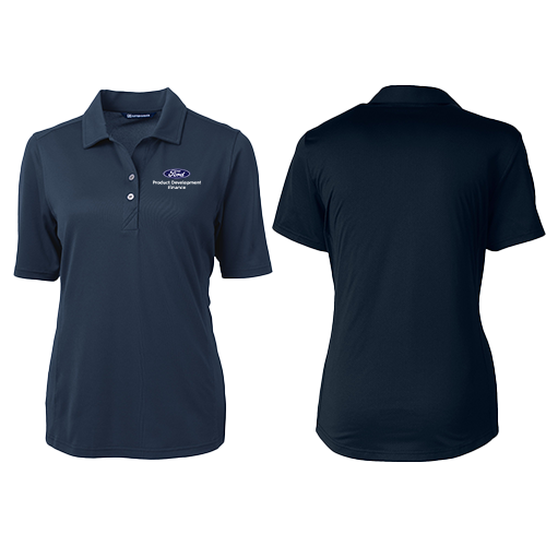 PD Finance Cutter & Buck Virtue Eco Pique Recycled Polo, Ladies