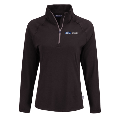 Ford Energy Cutter & Buck Recycled Double Peached 1/4 Zip, Ladies