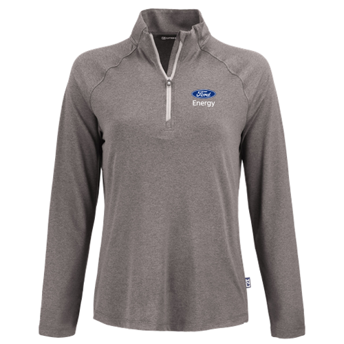 Ford Energy Cutter & Buck Recycled Double Peached 1/4 Zip, Ladies