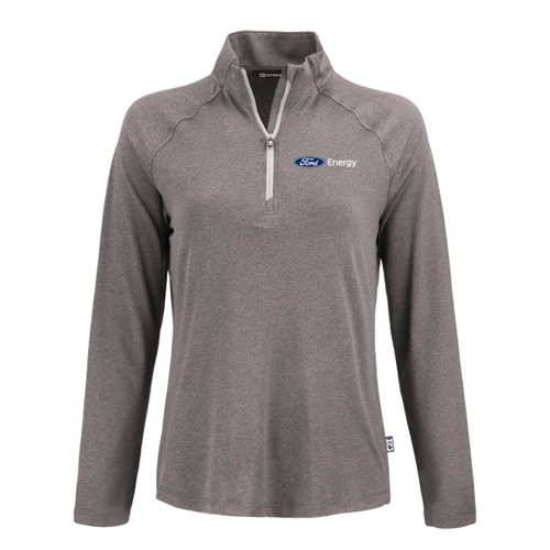 Ford Energy Cutter & Buck Recycled Double Peached 1/4 Zip, Ladies
