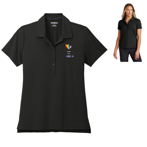 PRIDE OGIO Ladies Regain Polo- Black
