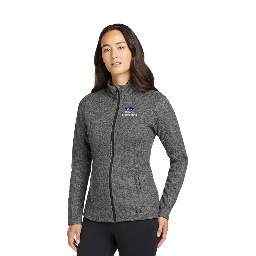 VE OGIO Ladies Grit Fleece Zip Up