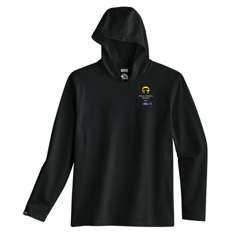 FAAN Side Kick Men's Hooded Shirt- Black