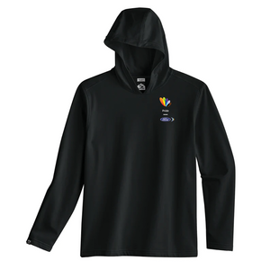 PRIDE Side Kick Men's Hooded Shirt- Black