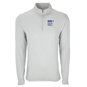 Zen 1/2 Zip Pullover-  Silver