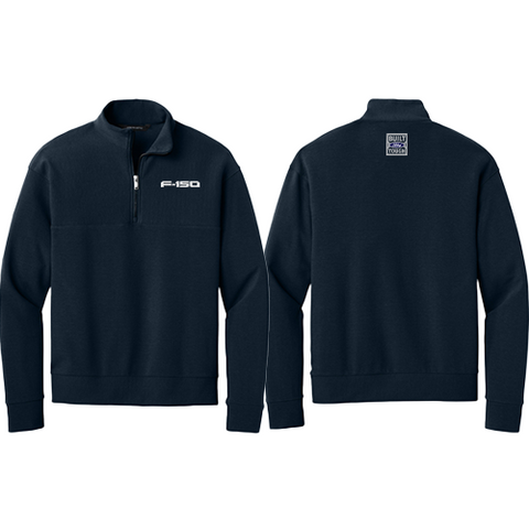 F150_Mercer+Mettle Linear Texture 1/4 Zip