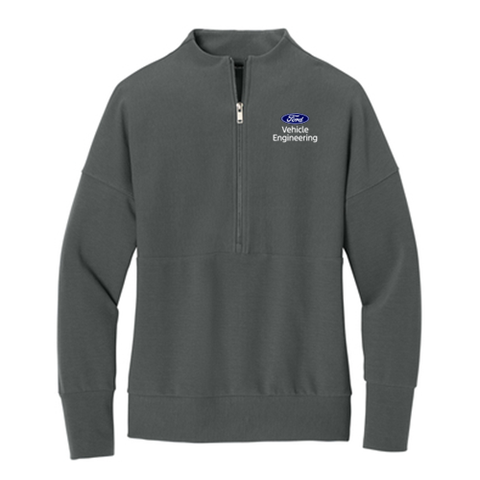 Mercer + Mettle Linear Texture 1/4 Zip Ladies