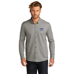Model e OGIO Code Stretch LS Button Up- Grey