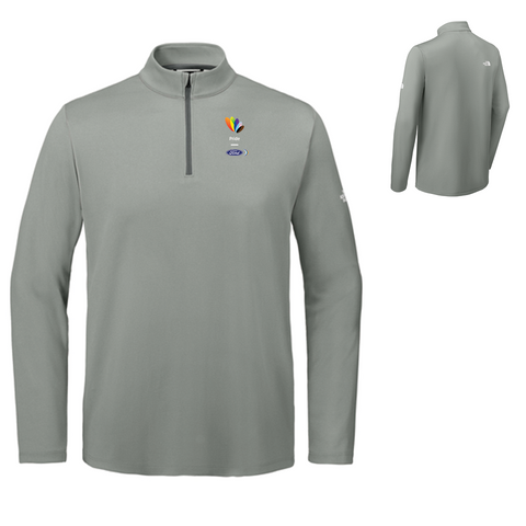 PRIDE TNF Men's Ambition 1/4 Zip-Meld Heather Grey