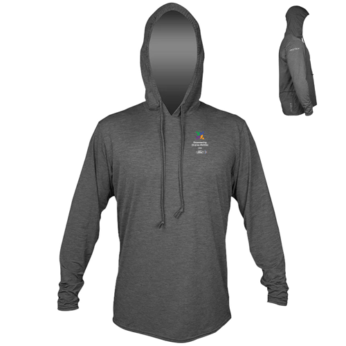 FEDA Anetik Low Pro Hooded Tee-Charcoal