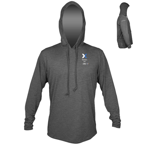 NextGen Anetik Low Pro Hooded Tee-Charcoal