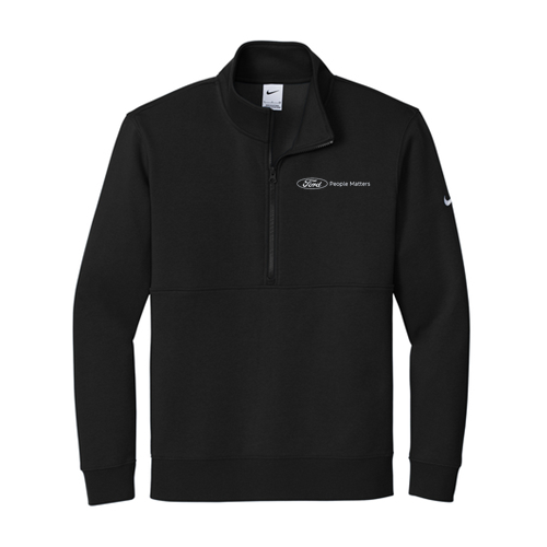 People Matters Nike Club Fleece Sleeve Swoosh 1/2 zip
