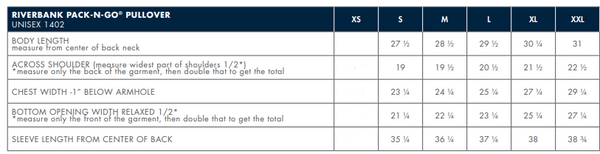 MENA Riverbank Pack-n-Go Pullover-Royal