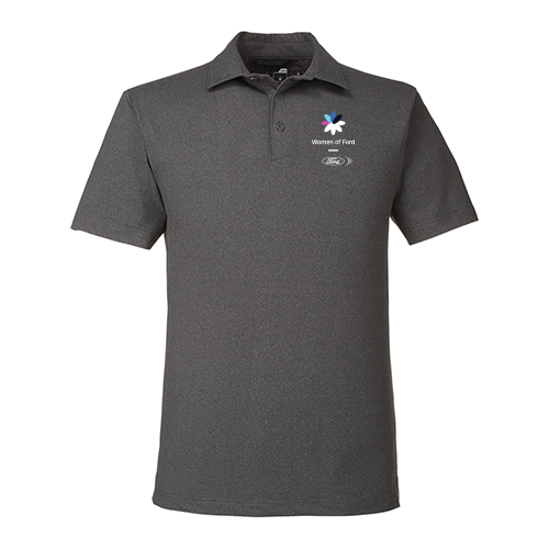 WOF Mens Spyder Spyre Polo- Black Frost