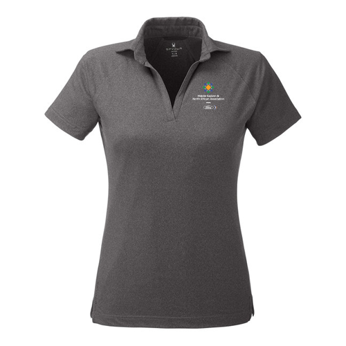 MENA Spyder Spyre Ladies Polo- Black Frost