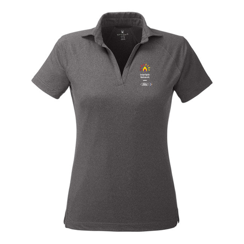 FIN Spyder Spyre Ladies Polo- Black Frost