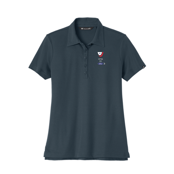 VETNG Travis Mathew Ladies Oceanside Polo- Blue Nights-  SUMMER COLOR