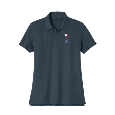 VETNG Travis Mathew Ladies Oceanside Polo- Blue Nights-  SUMMER COLOR