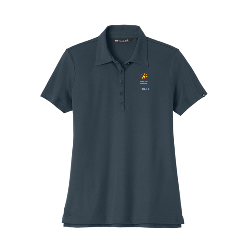 FIN Travis Mathew Ladies Oceanside Polo- Blue Nights
