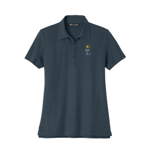 FIN Travis Mathew Ladies Oceanside Polo- Blue Nights
