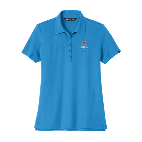 FHLN Travis Mathew Ladies Oceanside Polo- Classic Blue-  SUMMER COLOR