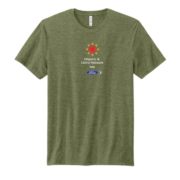 FHLN Gender Neutral Volunteer Brand Tee-Military Green Heather