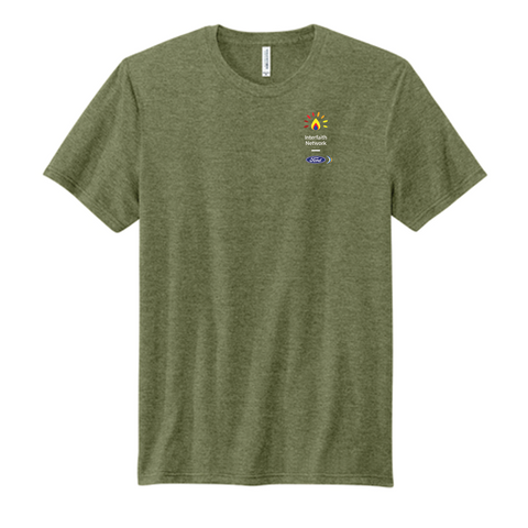 FIN Gender Neutral Volunteer Brand Tee-Military Green Heather