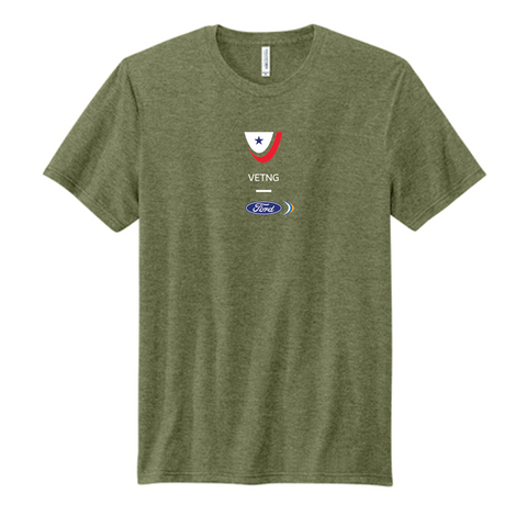 VETNG Gender Neutral Volunteer Brand Tee-Military Green Heather