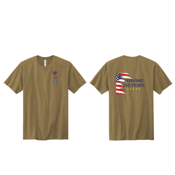 VETNG-Volunteer Knitwear All American Tee-  250 Years of Service Celebration-  Limited 2025 Item
