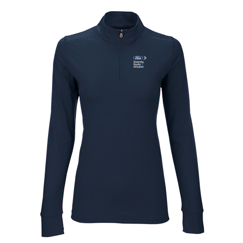 DEI Ladies Zen 1/2 Zip Pullover-Navy