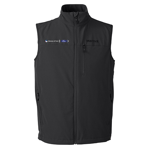 WOF Mens Marmot Tempo Vest- Black